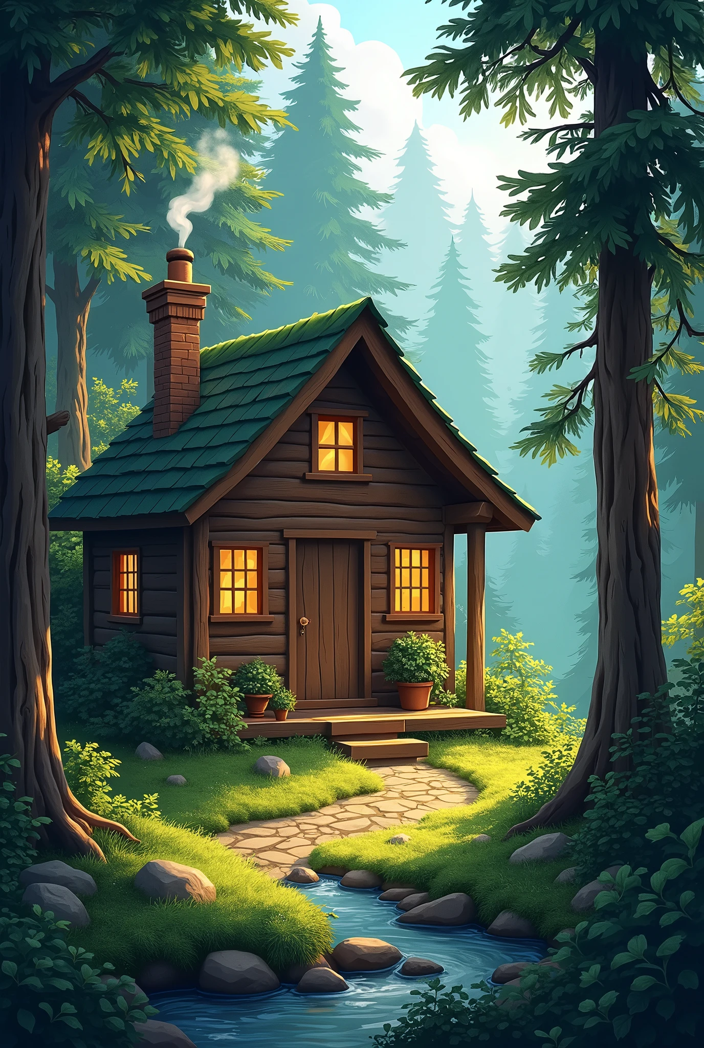 Forest cabin