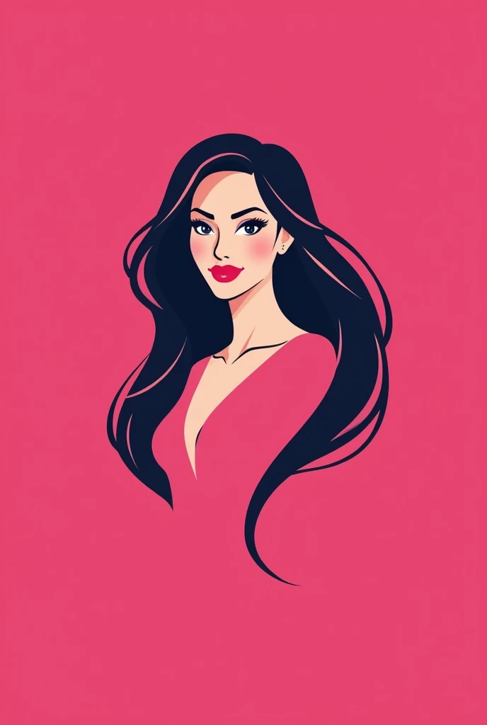 Logo related to girls who earn a lot of money that has a name (PINK AGENCY)