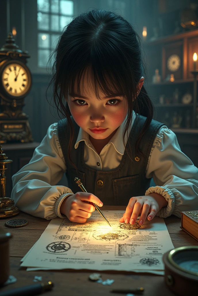 A girl who investigates time