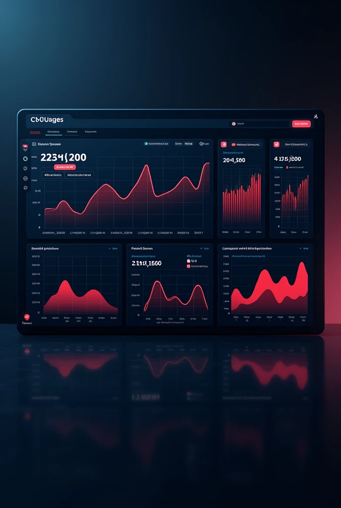 dashboard for anomaly detection server and cpu usage