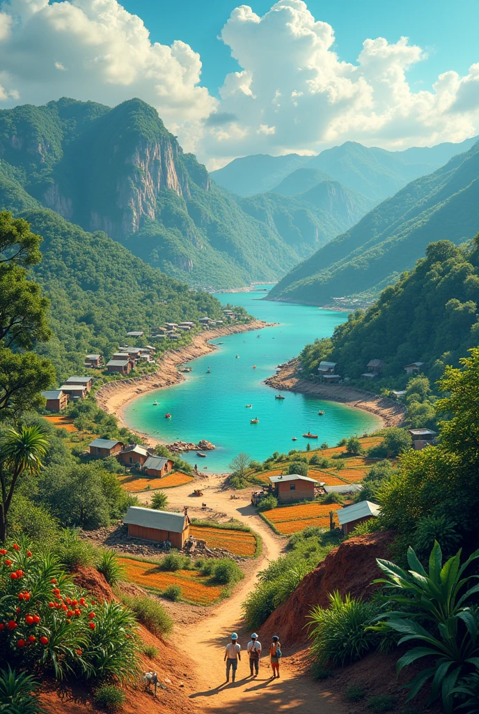 Vertical image on the primary sector in Latin America.
