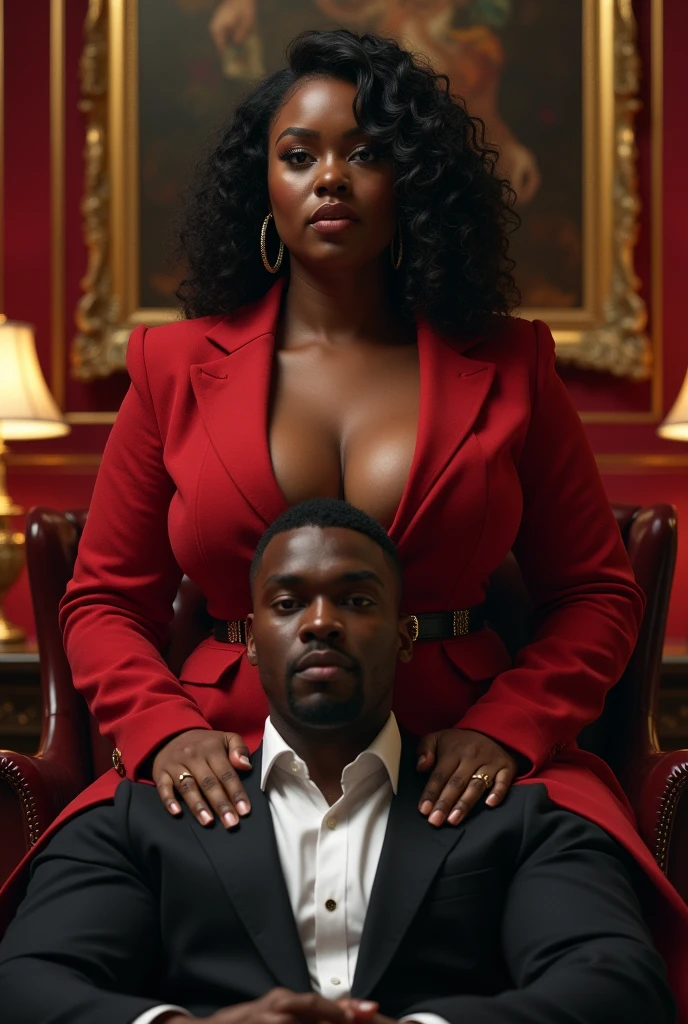 photorealism
ebony Beautiful women's feet exuding power and wealth as a findom persona dark skinned toned plus size thick chubby woman full image backgrounis a high end setting luxury decor rich and wealth show full body with
feet on white men face
