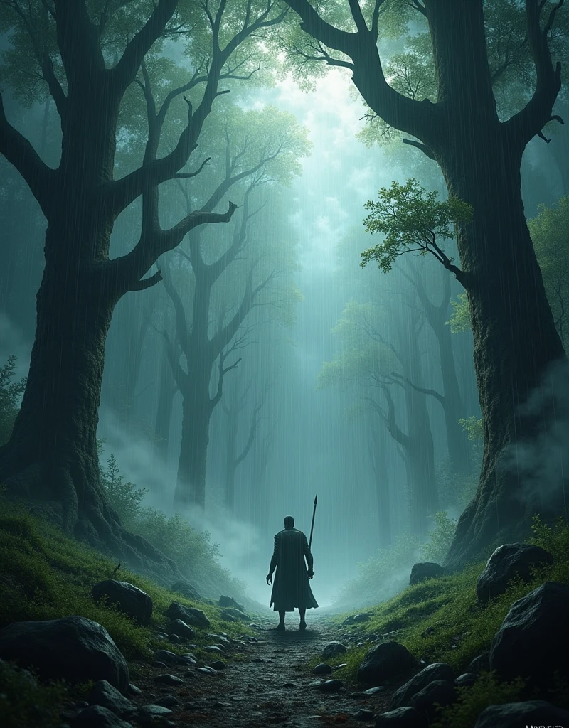 One Day,there was a big storm in the forest.