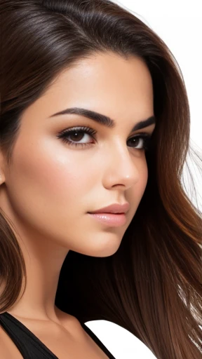 Young woman Abravanel focus on face