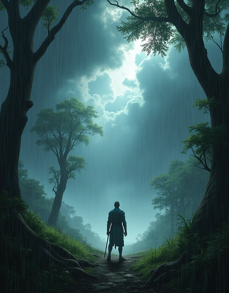 One Day,there was a big storm in the forest.