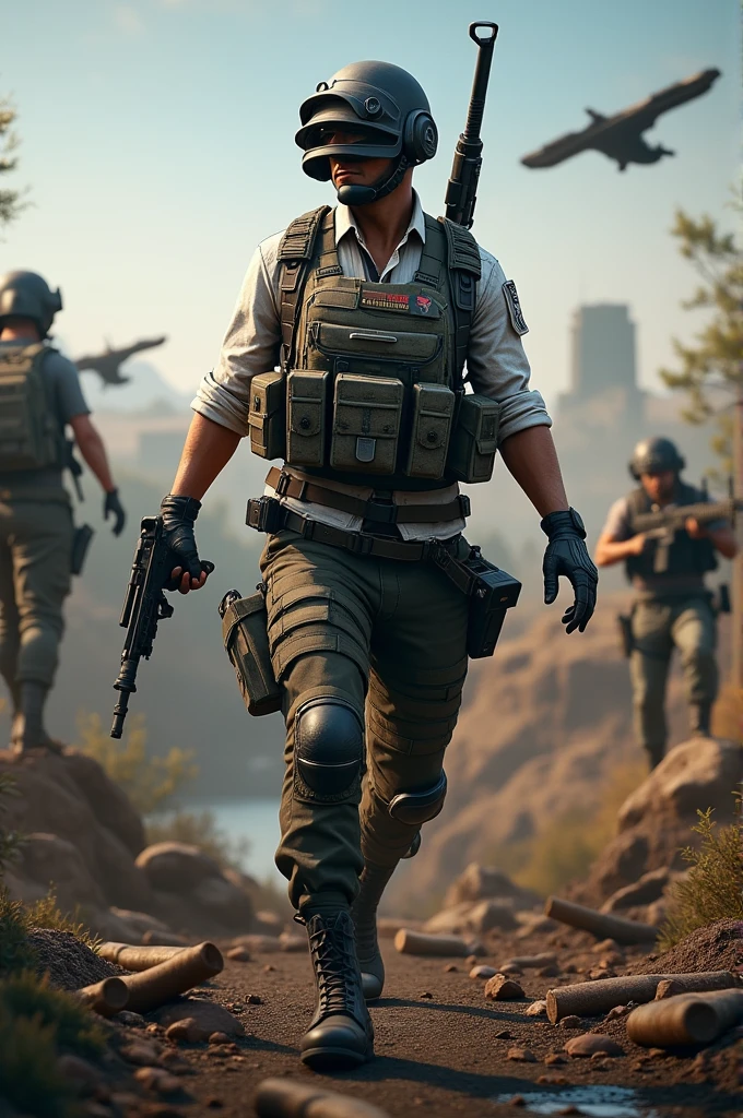 Make a picture in PUBG for me to get 28 kills