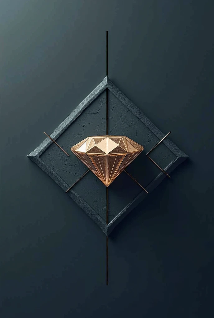 Make a logo for Havena Semijóias including a diamond