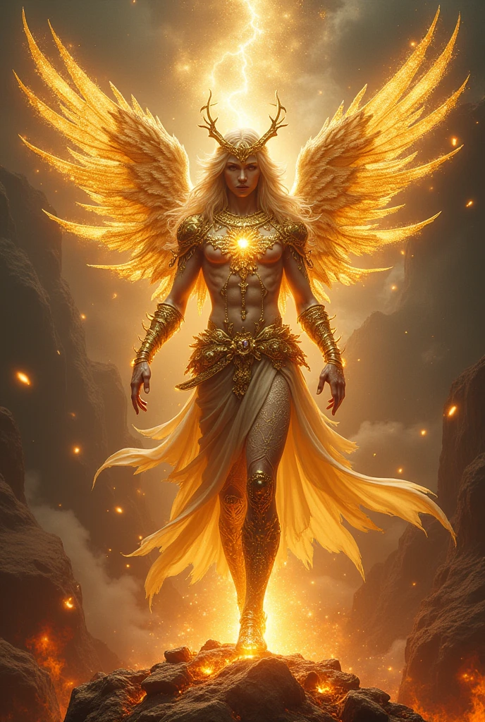 Imagine a figure, he is radiating with exceptional not in a human form but not scary but rather a beautiful creation angelic createion of God. This being is adorned with a dazzling array of precious stones—sardius, topaz, diamond, beryl, onyx, jasper, sapphire, emerald, and carbuncle—embedded in a gold setting. The figure’s overall appearance is magnificent and resplendent, reflecting wisdom and perfection.Visualize this figure standing amidst a heavenly setting, perhaps on a high mountain, walking among fiery stones, with a sense of grandeur and authority. This imagery captures the description of Satan as a majestic and exalted being before his fall.
Additional in the graphic is how he devides Christianity and believers
Using Bible scriptures to tear each other against rach other.