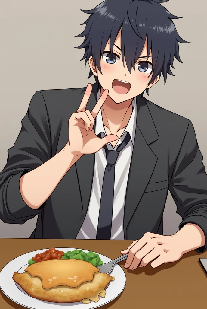 Highest quality、Overeating、I&#39;m full、male
