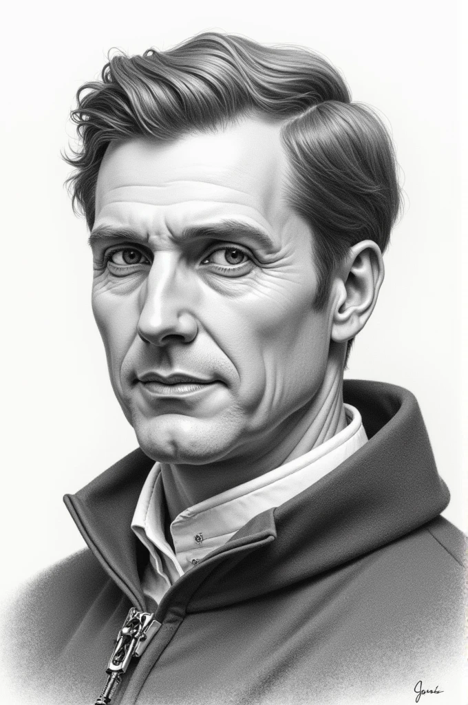 Don Bosco pencil drawing