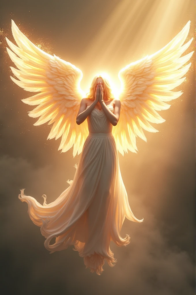 Seraphim are described as follows: "Each had six wings: with two he covered his face, with two he covered his feet, and with two he flew.".
