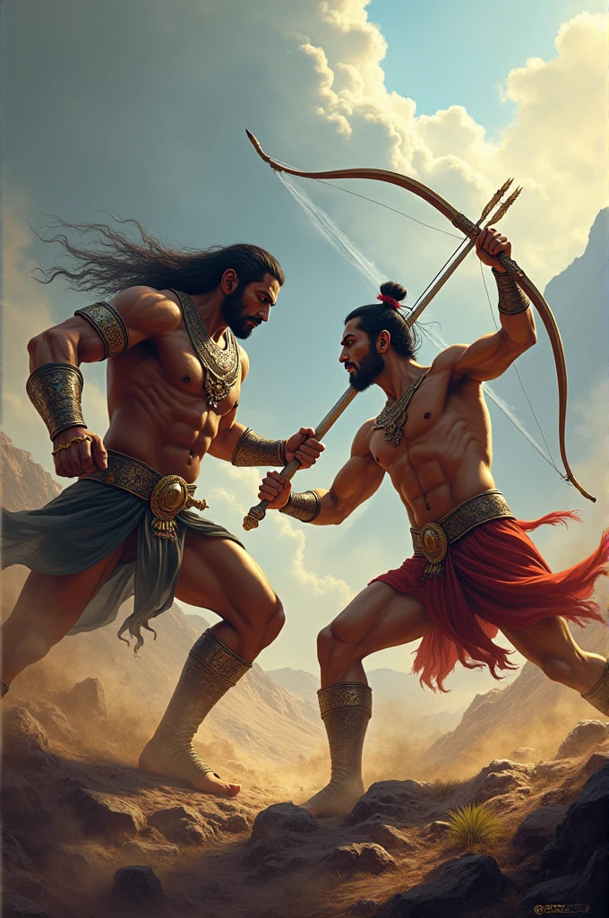 Karn and arjun youdh Mahabharata