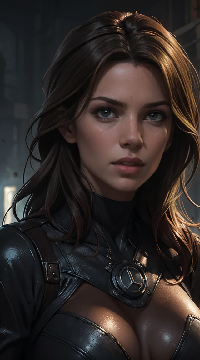 Hyperrealistic close-up photo of Kate Beckinsale, work of art, best qualityer, (photorrealistic:1.4), Create dystopian work of arts. Depict the cityscape in the gritty style of the game&#39;s concept art. This work should evoke a feeling of abandonment and despair in a futuristic setting.., Post-apocalyptic world. Notice the intricacies of the details, the sharp focus. (((camel toe))), ((attacked by zombie men)), (((strangled, Suffocated:1.4))), ((neckleace)), ((exposed bulges)), ((large, muscular hips))