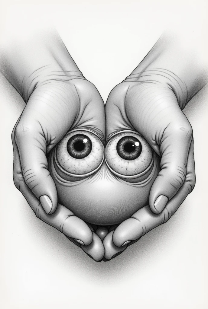 Eye donation drawing 