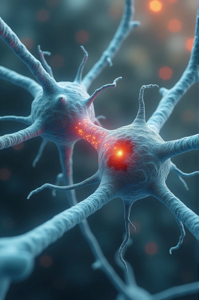 Synapses between two neurons