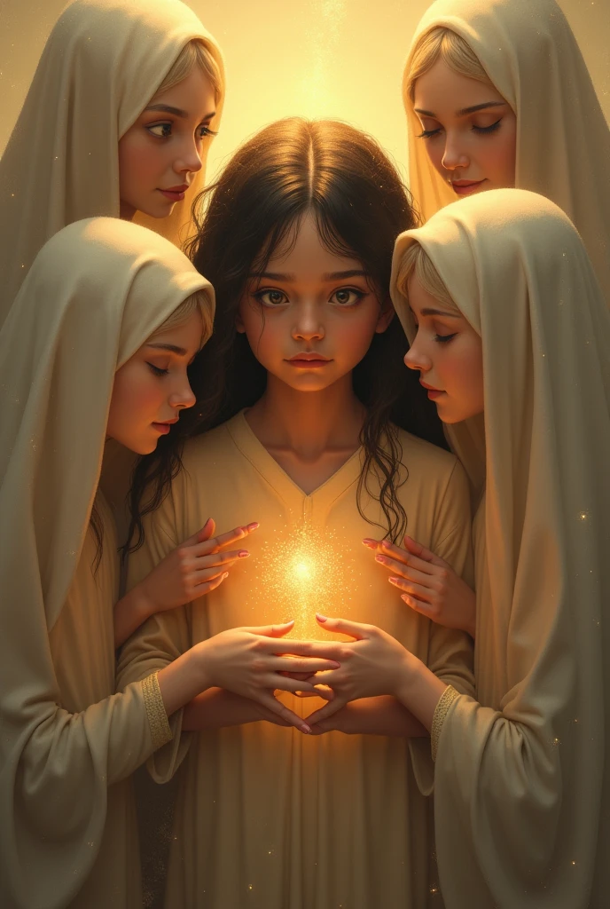 They said,"Maya don't be afraid we are all with you.