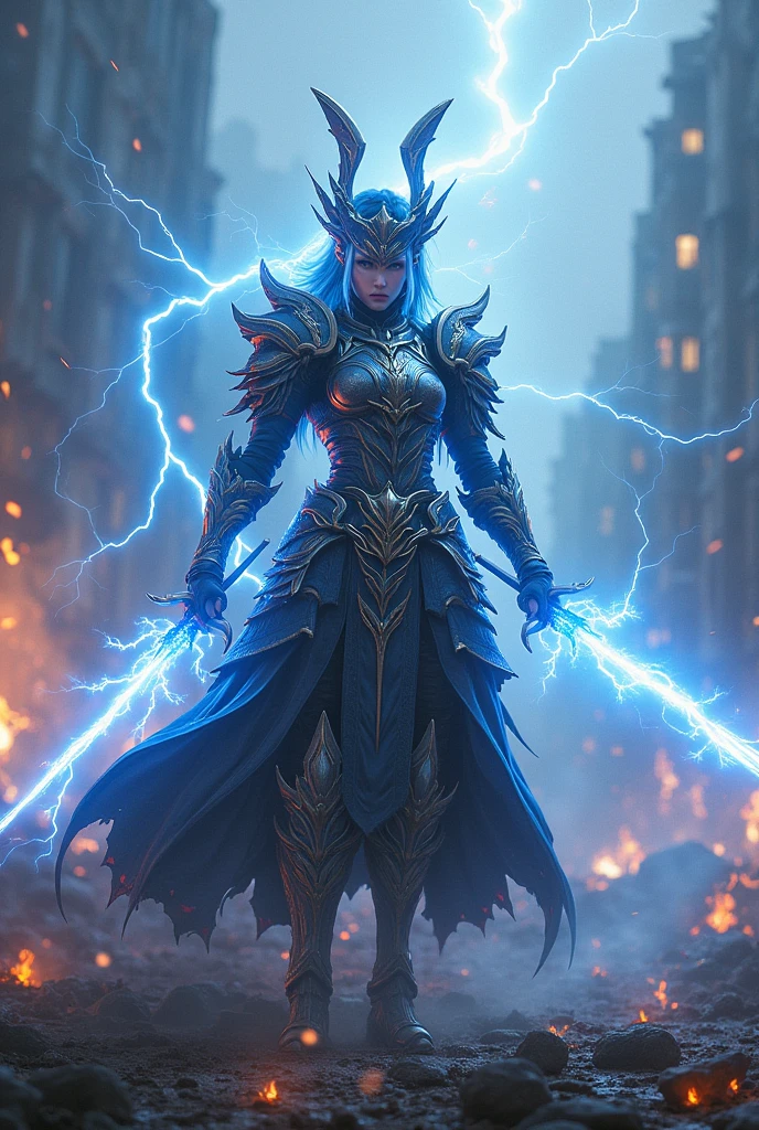 "Unleash the power of Raiden Shogun as she stands at the edge of danger, her eyes gleaming with a fierce resolve. Watch as she channels her formidable Electro abilities, turning the battlefield into a storm of lightning and precision. Witness the embodiment of strength and strategy in a high-stakes showdown that tests her limits and defines her legacy."
