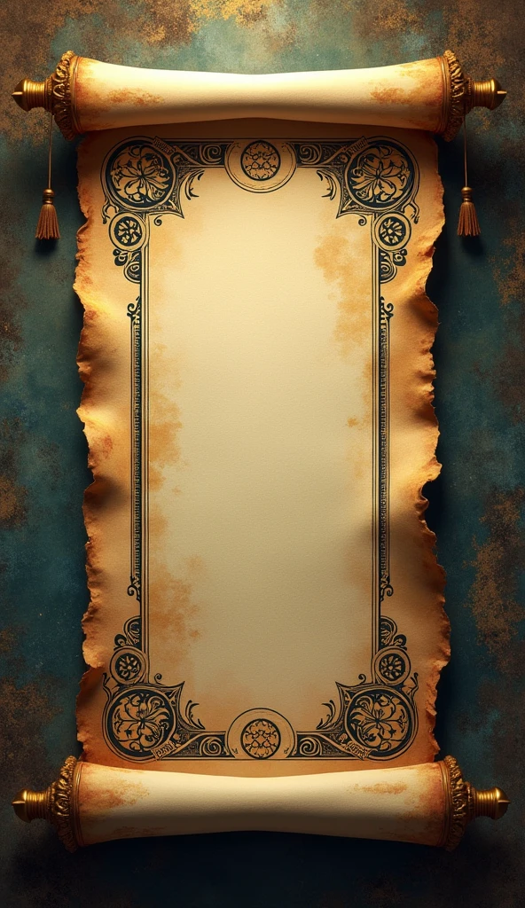 scroll with scrolls and scrolls on it, card back template, card template,
