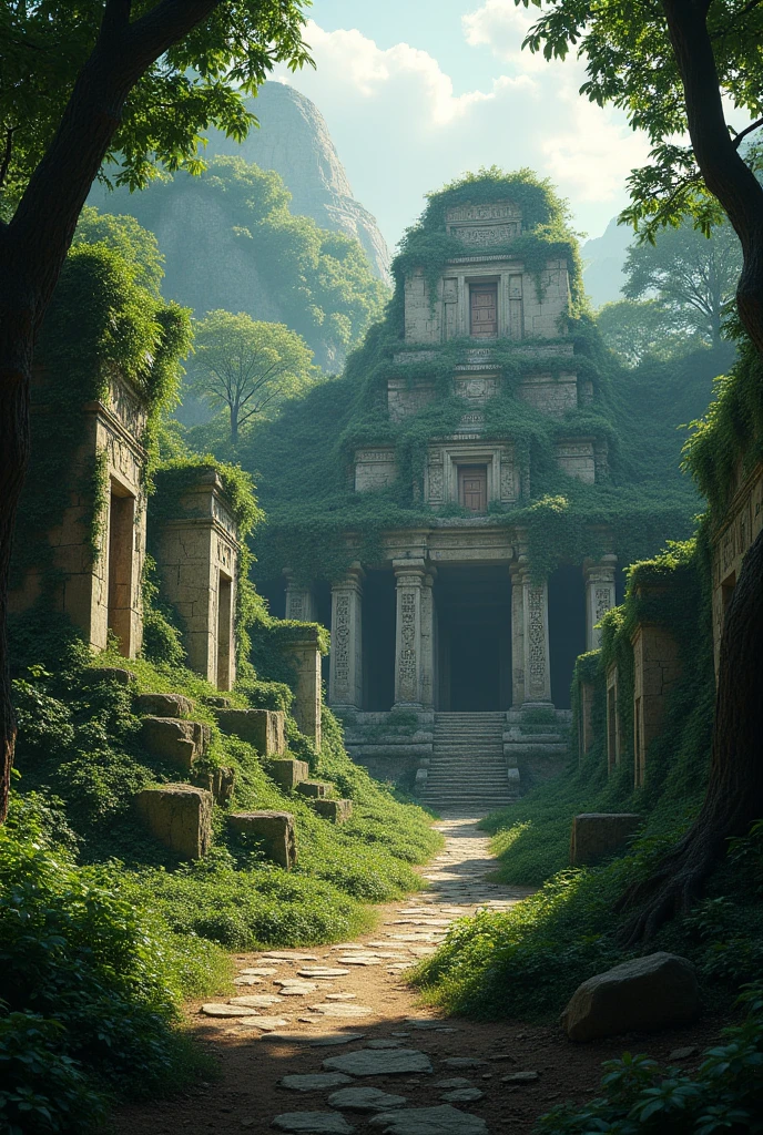 Ruins of ancient civilizations in the Americas, symbolizing lost cultures.