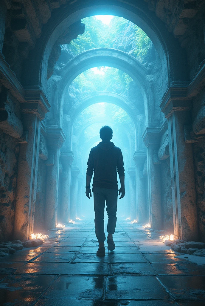 immersive teleportation machine that allows a person's consciousness to be transported into a virtual reality video game