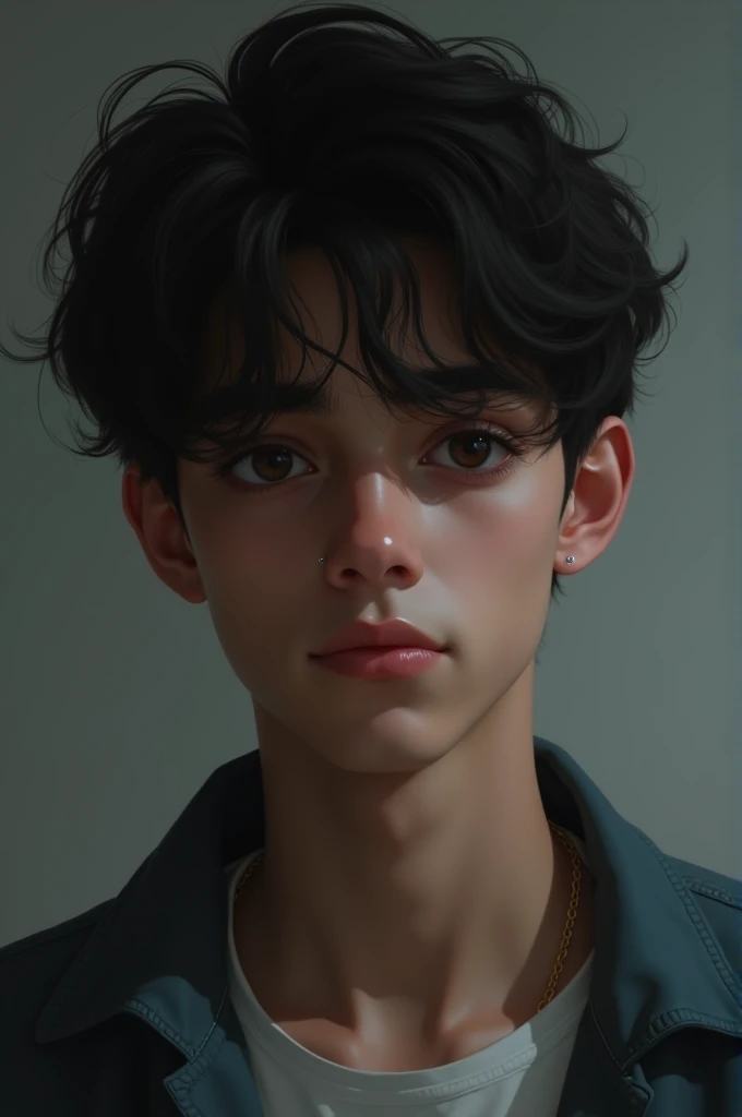 Creat  a realistic image a boy her age 16 and he is fell alone and her name is " ARIF "