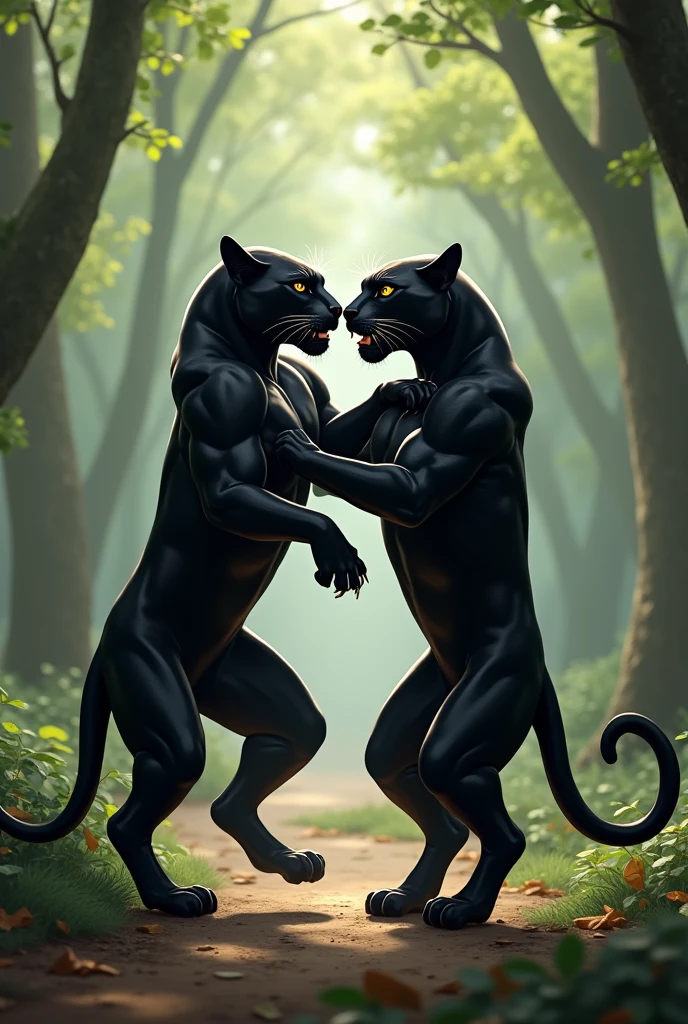 Deux noir qui joue ensemble