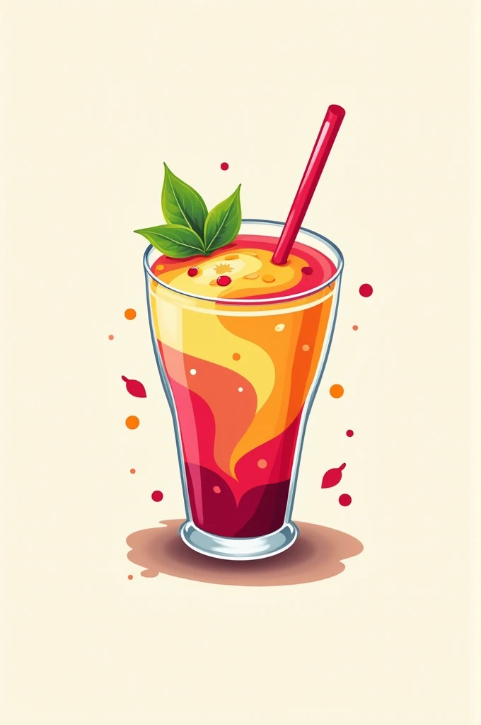 A logo for a fruit smoothie sales business