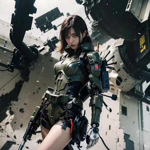 (armored core),(Front Mission), octane render, extremely ultra surrealism, extremely ultra fine concept art, hard surface, mecha, (military:1.2), glossy skin, extremely ultra detailed modeling, full body, (extremely ultra detailed mechanical frame:1.4), highly intricate detail, extremely ultra real mechanical texture, extremely ultra detailed perfect hands, 8k, extremely ultra real texture, (masterpiece,best quality:1.2), (photorealistic:1.4)