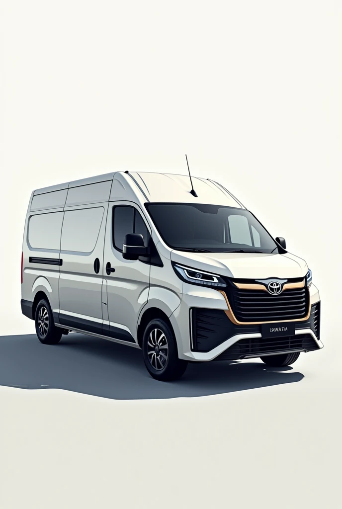 Toyota hiace 2024 high roof vector image