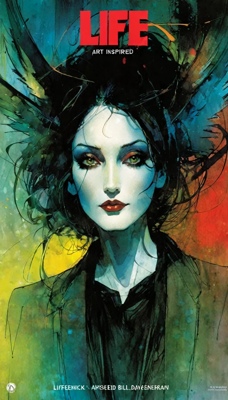 life, art inspired by Bill Sienkiewicz and Dave McKean