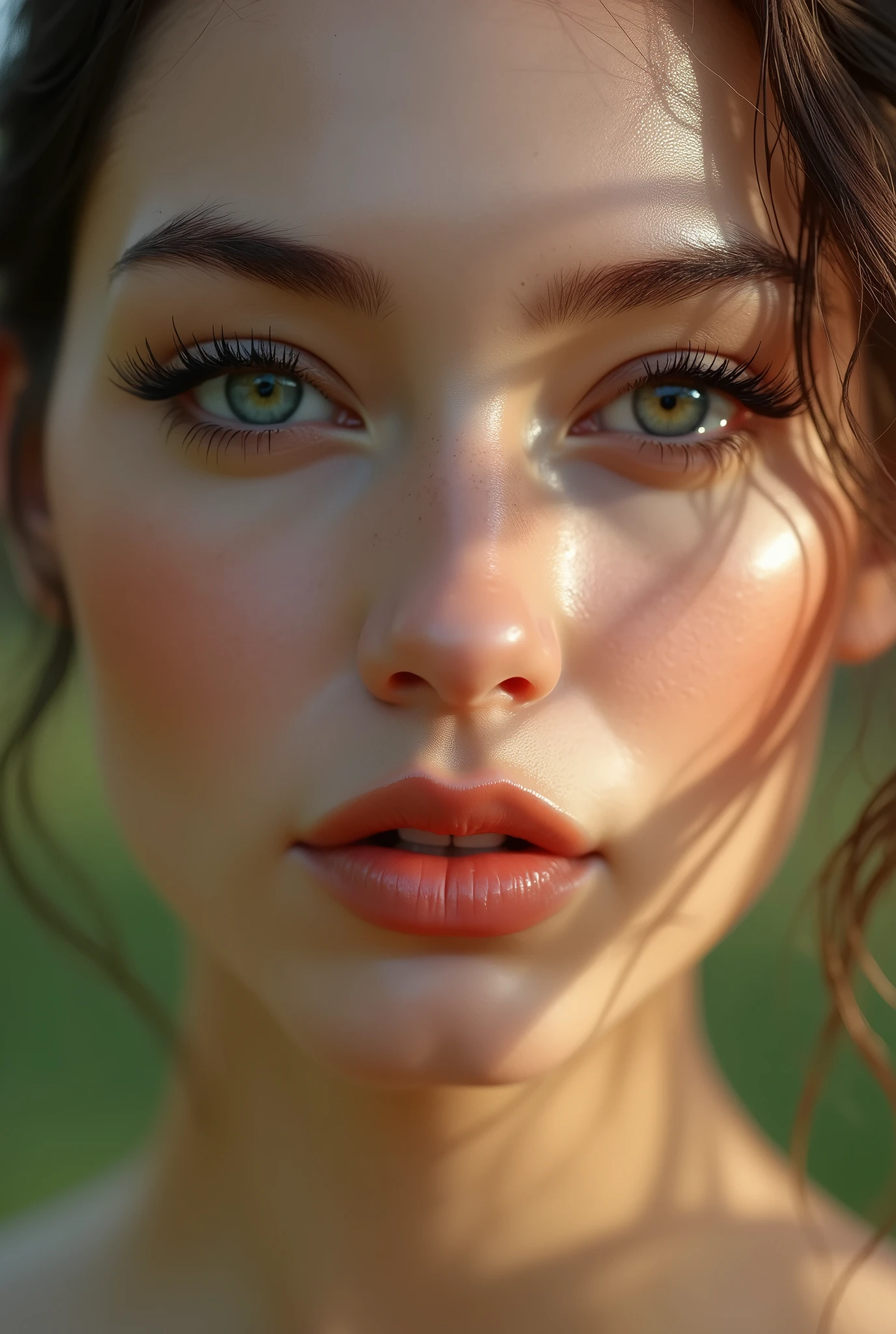 a woman in a garden, beautiful detailed eyes, beautiful detailed lips, extremely detailed eyes and face, long eyelashes, elegant, graceful, serene, (best quality,4k,8k,highres,masterpiece:1.2),ultra-detailed,(realistic,photorealistic,photo-realistic:1.37),HDR,UHD,studio lighting,ultra-fine painting,sharp focus,physically-based rendering,extreme detail description,professional,vivid colors,bokeh,portrait,natural lighting,soft shadows,glowing skin,detailed face,delicate features