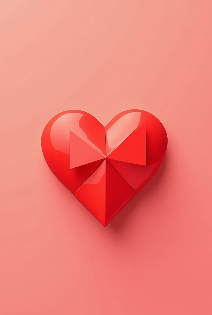 instagram red 3d share symbol