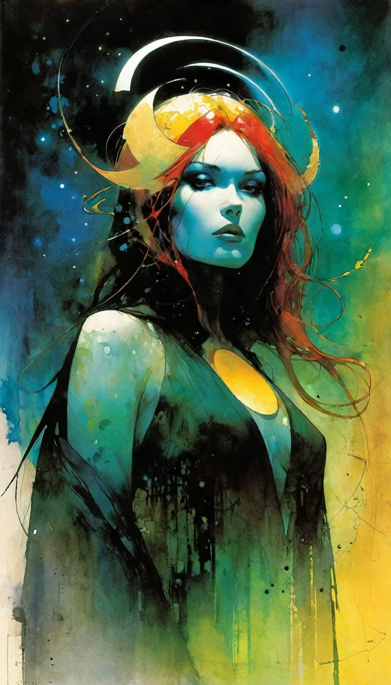 eternity, art inspired by Bill Sienkiewicz and Dave McKean
