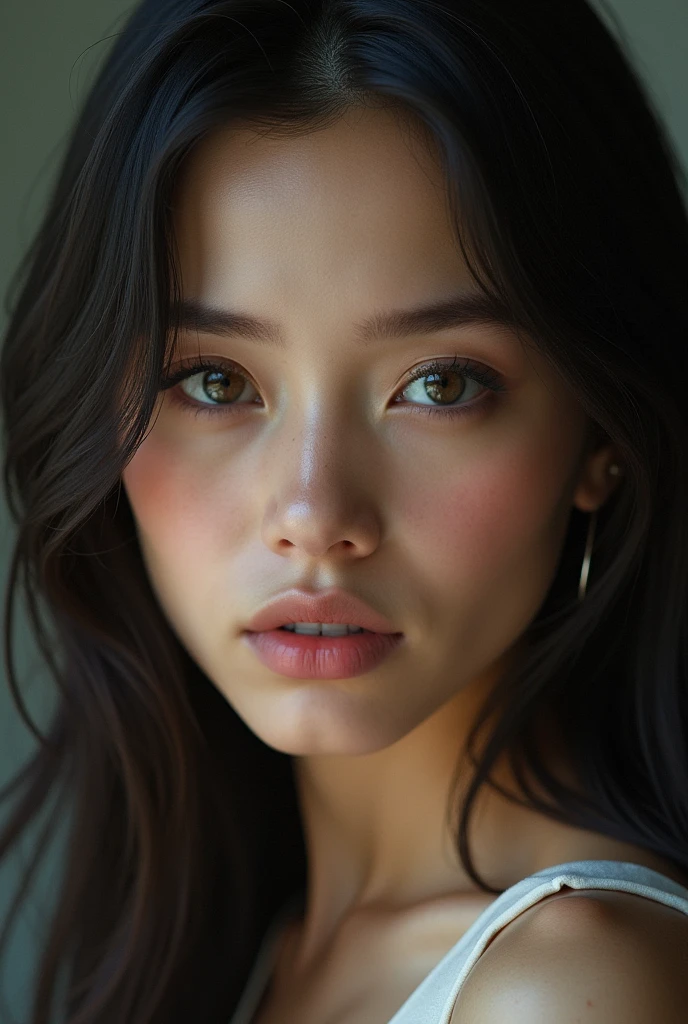 Sensational, biologically human female, totally captivating, portrait, realistic, fantastic, real photo, high quality, high resolution, flawless and excellent award winning photos.