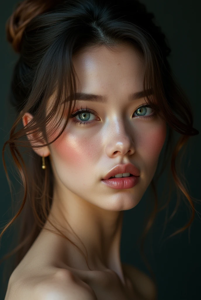 Sensational, biologically human female, totally captivating, portrait, realistic, fantastic, real photo, high quality, high resolution, flawless and excellent award winning photos.