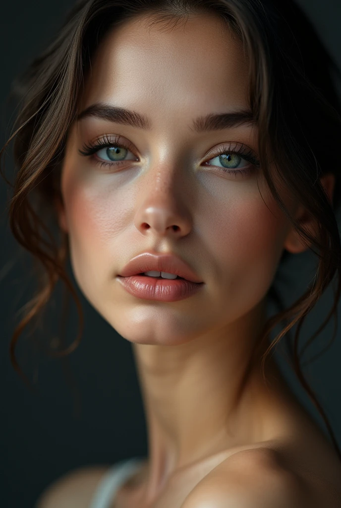 Sensational, biologically human female, totally captivating, portrait, realistic, fantastic, real photo, high quality, high resolution, flawless and excellent award winning photos.
