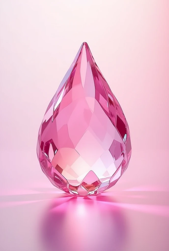 Crie Uma Gota De Cristal Rosa Igual A Esse Emoji💧só que em 2D