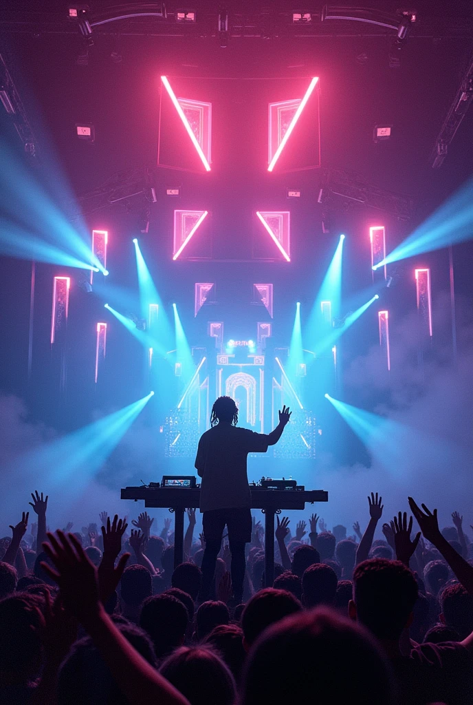 Travis Scott djay show