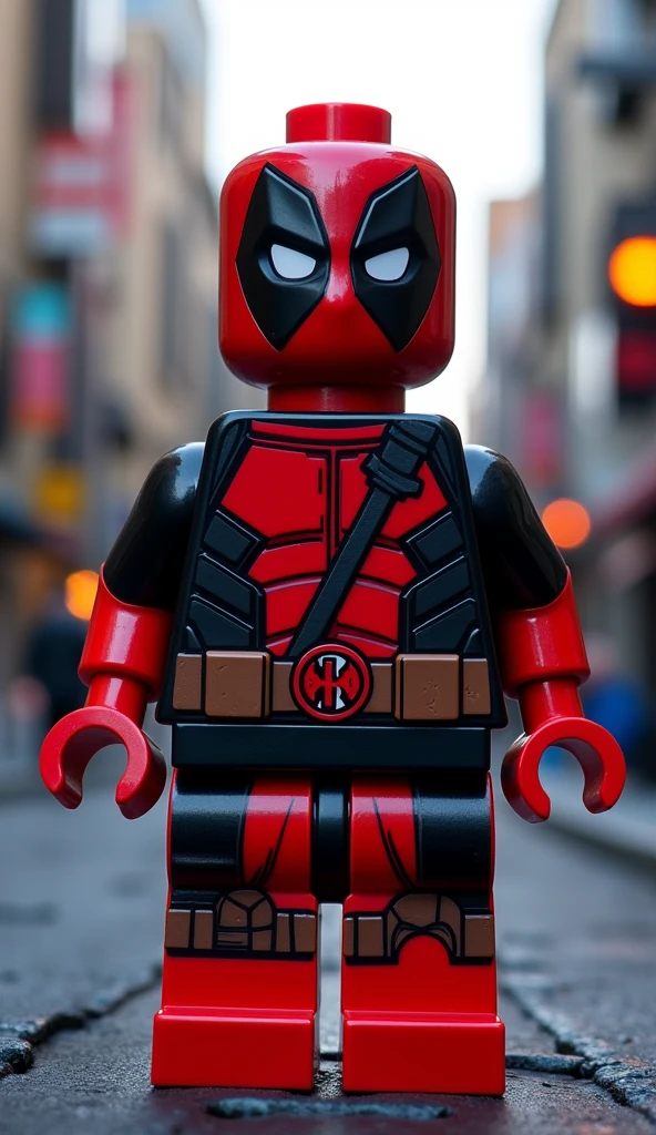 Deadpool as lego art