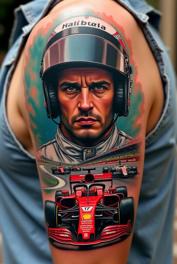 Formula 1 fan tattoo ages