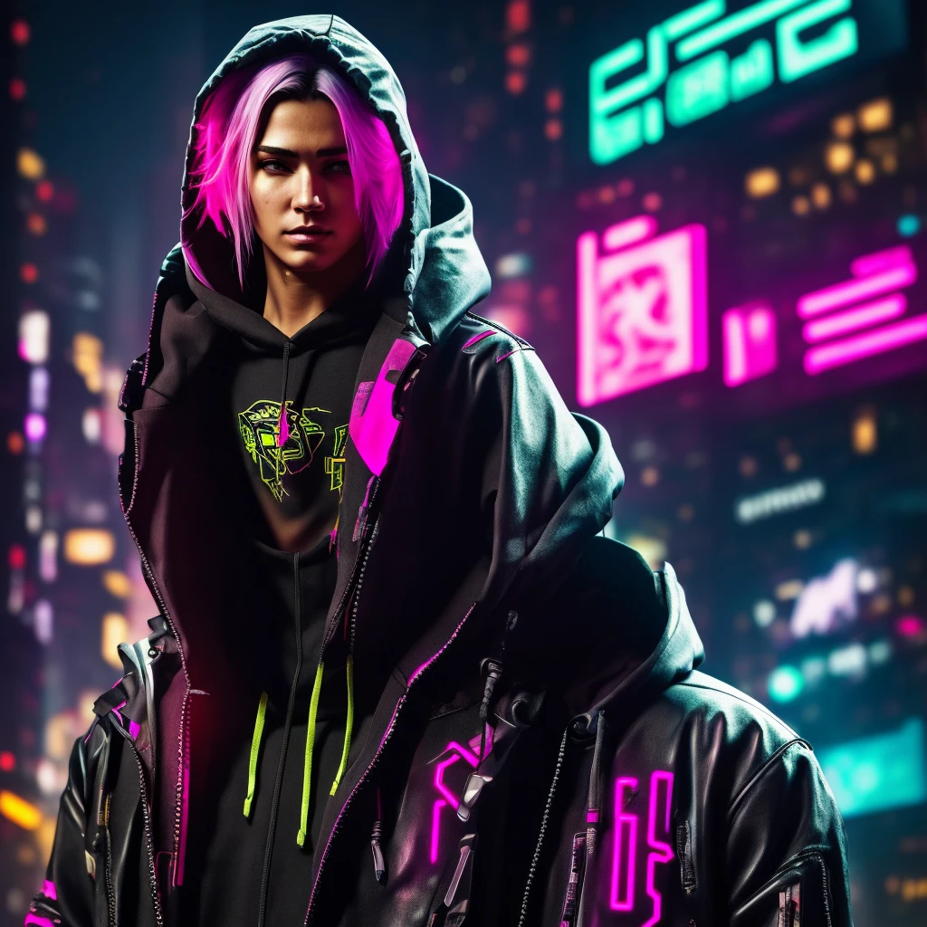 a clock with an image of a person in a hoodie with pink eyes and, cyberpunk style color, neon operator, hacknaut cyberpunk, 1 0 % cyberpunk, cyberpunk color scheme, cyberpunk colors, clockpunk, cyberpunk ornaments, cyberpunk hacker, neon cyberpunk style, cyberpunk vibrant colors, neonpunk, cyberpunk 2077 color, neon cyberpunk, cyberpunc, cyberpunk dude, csgo sticker, cryptopunk, cyberpunk artm, cyberpunk style
