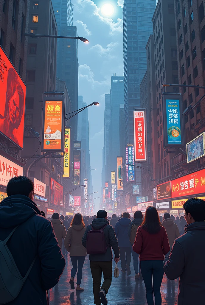 Chaos and money health well-being in a dense environment