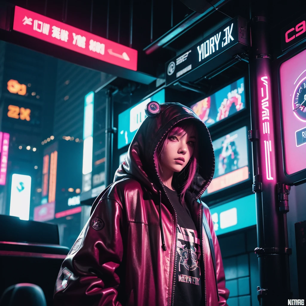 a clock with an image of a person in a hoodie with pink eyes and, cyberpunk style color, neon operator, hacknaut cyberpunk, 1 0 % cyberpunk, cyberpunk color scheme, cyberpunk colors, clockpunk, cyberpunk ornaments, cyberpunk hacker, neon cyberpunk style, cyberpunk vibrant colors, neonpunk, cyberpunk 2077 color, neon cyberpunk, cyberpunc, cyberpunk dude, csgo sticker, cryptopunk, cyberpunk artm, cyberpunk style