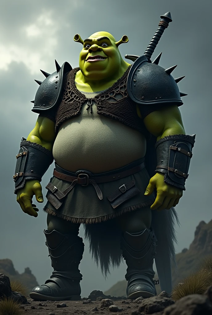 Sherk in Guts' outfit