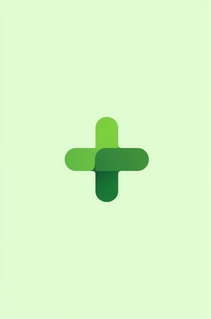 A logo type with the green color theme the ComTreinoPlus symbol of + and with an air of health and well-being