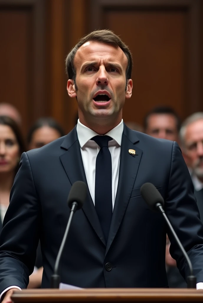 Emmanuel macron declare   ecire : I don&#39;t give a damn about you