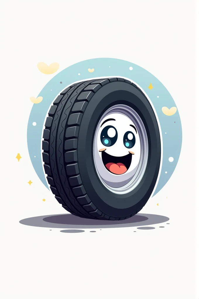 Create a logo for a cream product that restores vehicle tires