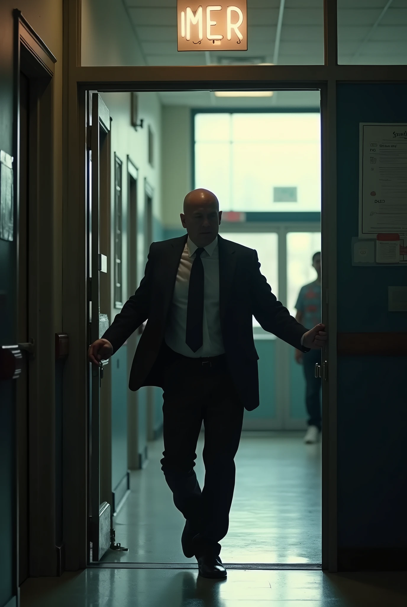 ### 2. **Scene of the School Doors Locking** movie My Master My Life - **Description**: Clark decides to lock the school doors during class time to prevent drug dealers from entering the building..