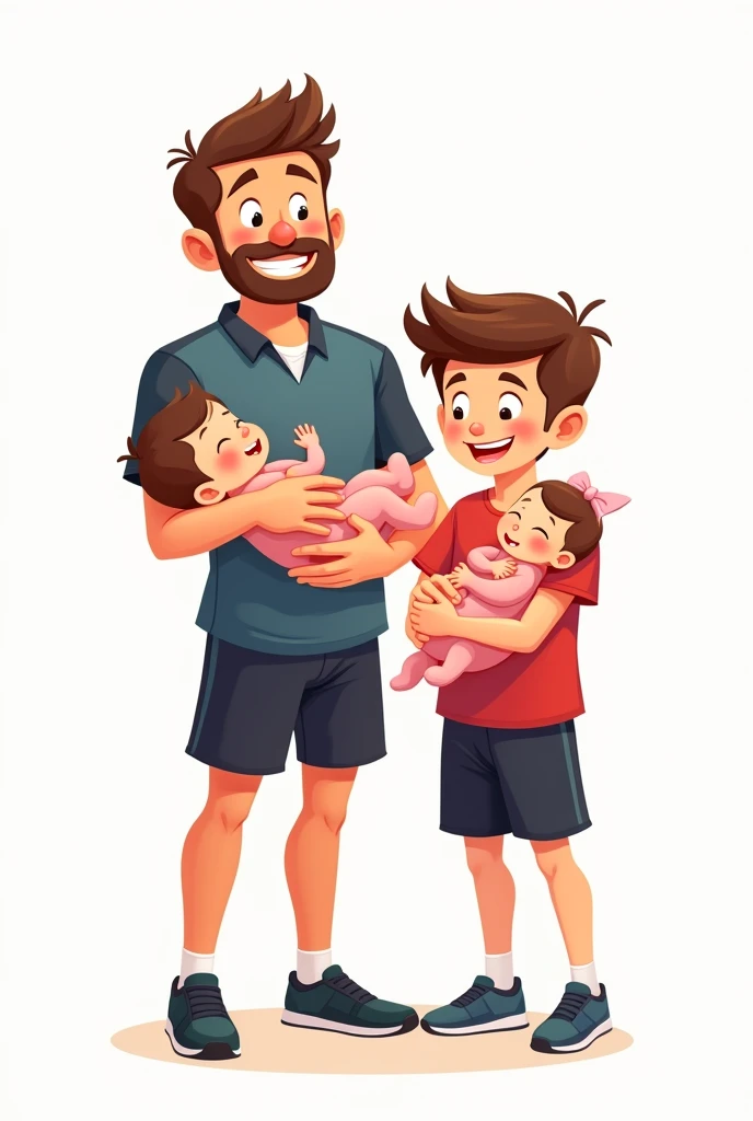 naked boys with their older brother in an erotic room fucking, follado, sex, beautiful, homosexuals, beautiful, elegant, excited boy masturbating and gets so excited that semen comes out, rico, delicious, pene normal, no furry, crisp quality, The best quality, very well detailed, without errors