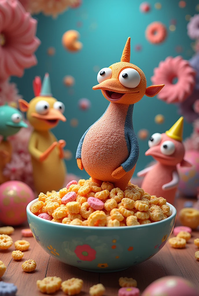 A cereal called Jorge porn00 but the name comes out